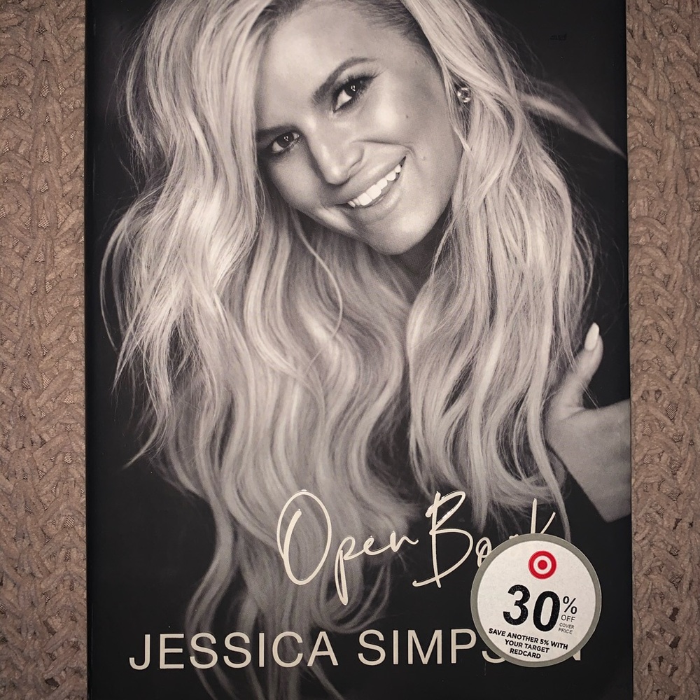Open Book Jessica Simpson Hardback Book!